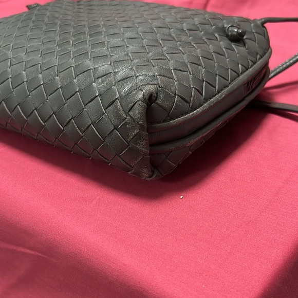 Bottega Veneta Nodini Intrecciato Crossbody Bag Grey - Picture 8 of 9